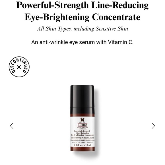 Kiehl’s Powerful Strength Line Reducing Eye Brightening Concentrate - Picture 5 of 9